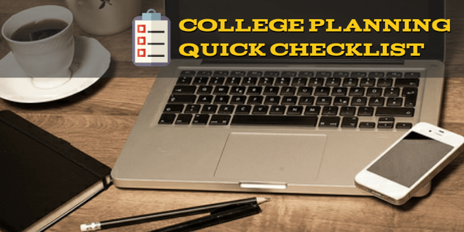 College Planning Quick Checklist