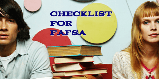 fasfa checklist
